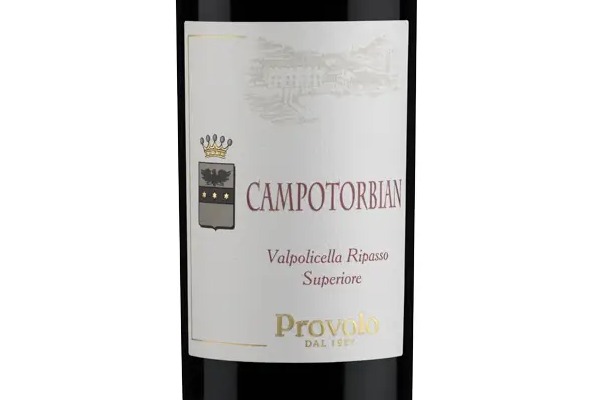 Etiketdetail · Campotorbian Valpolicella Ripasso Superiore DOC 2021 · Provolo