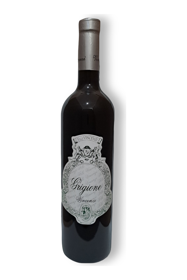 Grigione Pinot Grigio IGT – Fratelli Vincenzi · vrijstaande fles met transparante achtergrond