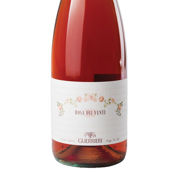 Etiketdetail · Rosa dei Venti Marche Rosato IGT 2025 · Guerrieri