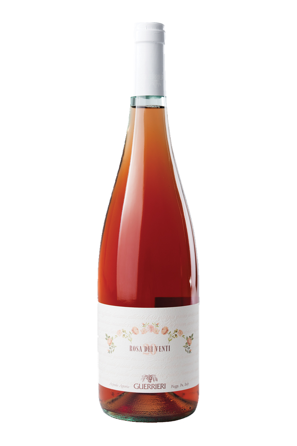 Rosa dei Venti Marche Rosato IGT 2025 · Guerrieri · alleen de fles, transparante achtergrond